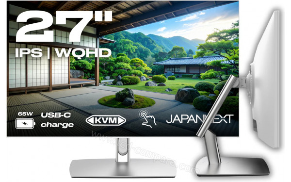 JAPANNEXT JN-IPS27WQHDR-C65W-FLD-T - Multi-vues