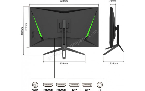 JAPANNEXT JN-280IPS144UHDR - Multi-vues