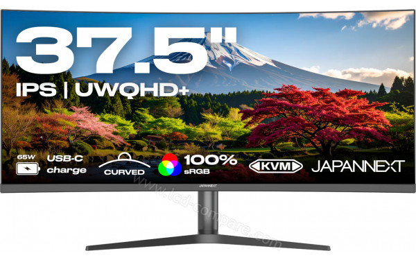 JAPANNEXT JN-IPSC3752UWQHDPR-H-C65W - Vue de face