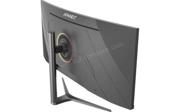 JAPANNEXT JN-IPSC3752UWQHDPR-H-C65W - Vue 3/4 arri&egrave;re