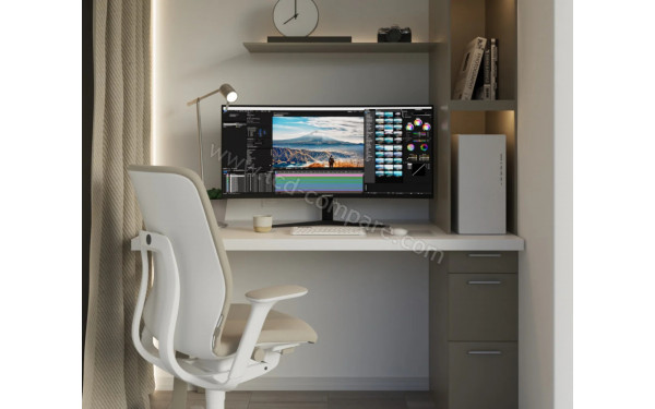 JAPANNEXT JN-IPSC3752UWQHDPR-H-C65W - Mise en situation