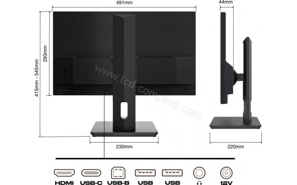 JAPANNEXT JN-I215FLFHSP-C65W - Multi-vues