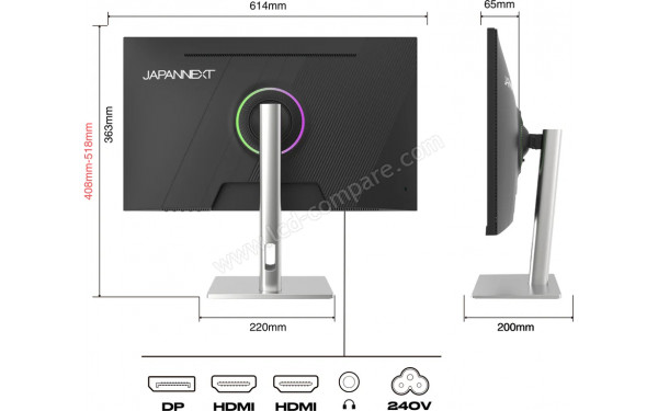 JAPANNEXT JN-I270FHD200F-HSP - Multi-vues