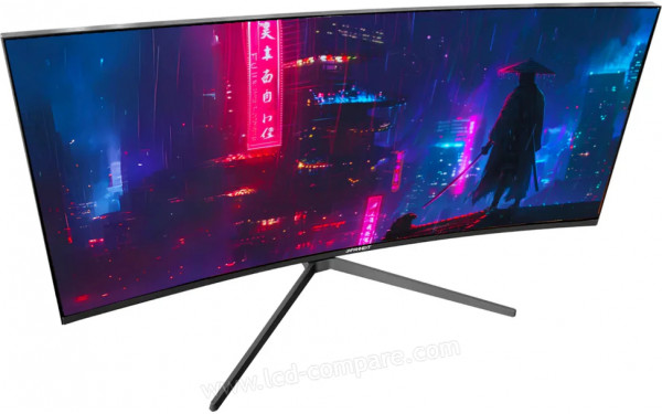 JAPANNEXT JN-i375C144UQR-H - Vue 3/4 gauche