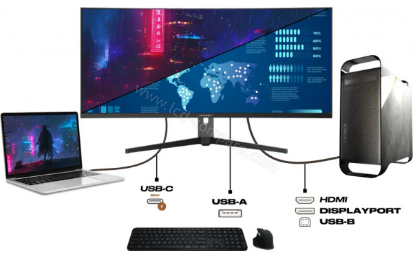 JAPANNEXT JN-i375C144UQR-H - USB-C