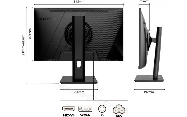 JAPANNEXT JN-IPS2382FHDR-HSP - Multi-vues