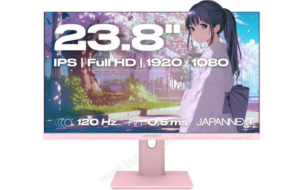 JAPANNEXT JN-IPS238G120F-PK - Vue de face