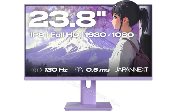 JAPANNEXT JN-IPS238G120F-PP - Vue de face