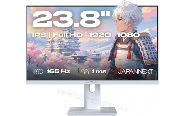 JAPANNEXT JN-IPS238G165F-HSP-W - Vue de face