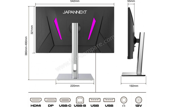 JAPANNEXT JN-IPS24X500FR-H-C6 - Multi-vues