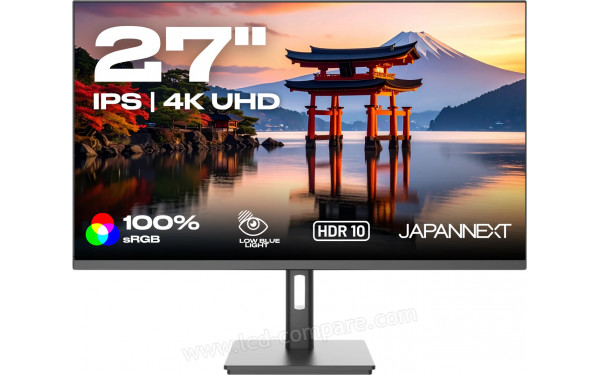 JAPANNEXT JN-IPS2709UHDR - Vue de face