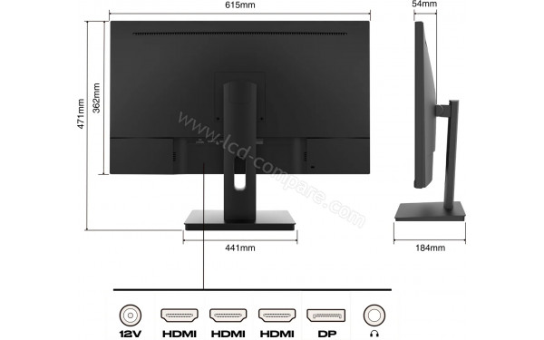 JAPANNEXT JN-IPS270UHD60F - Multi-vues