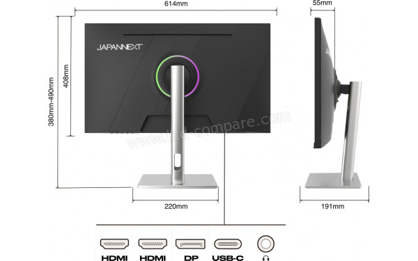 JAPANNEXT JN-IPS275K-HSPC9 - Multi-vues