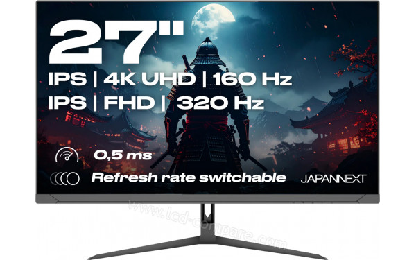 JAPANNEXT JN-IPS27G1632UF - Vue de face