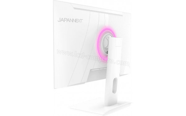 JAPANNEXT JN-IPS27G200F-W - Vue 3/4 arri&egrave;re