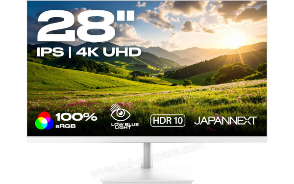 JAPANNEXT JN-IPS2802UHDR-W - Vue de face