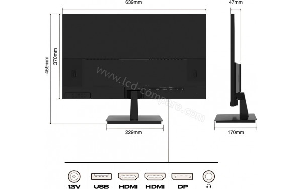 JAPANNEXT JN-IPS2802UHDR - Multi-vues