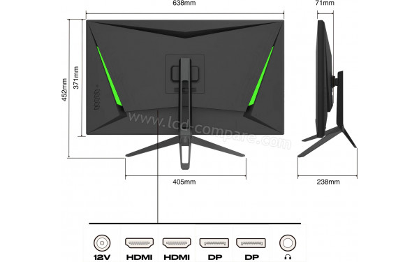 JAPANNEXT JN-IPS280UHD144F - Multi-vues