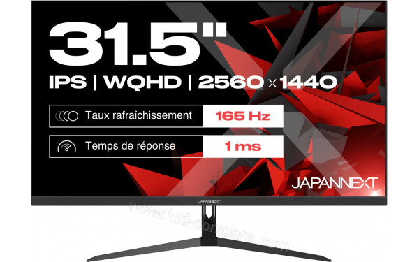 JAPANNEXT JN-IPS315WQHD165F - Vue de face