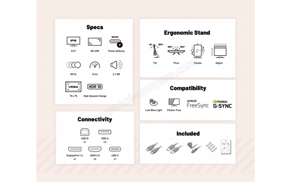 JAPANNEXT JN-IPS326K-HSPC9 - Multi-vues