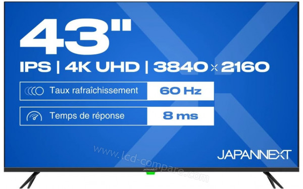 JAPANNEXT JN-IPS430UHD60F - Vue de face