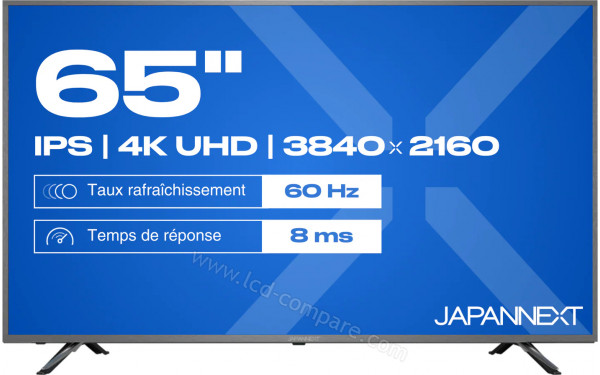 JAPANNEXT JN-IPS650UHD60F - Vue de face