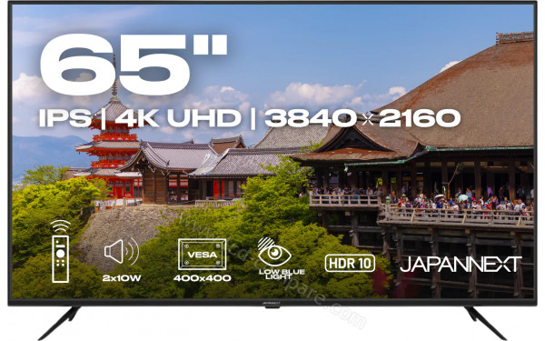 JAPANNEXT JN-IPS650UHD60F - Vue de face