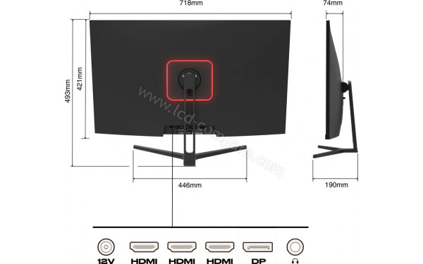 JAPANNEXT JN-V315UHDR - Multi-vues