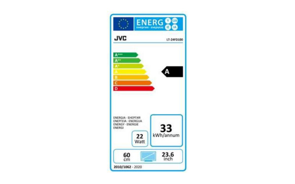 JVC LT-24FD100 - &Eacute;tiquette &eacute;nergie