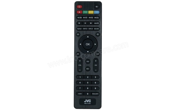 JVC LT-24HD7WU - T&eacute;l&eacute;commande (cr&eacute;dit : Darty)