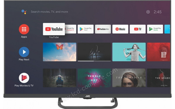 JVC LT-32FA110 - Vue de face interface Android