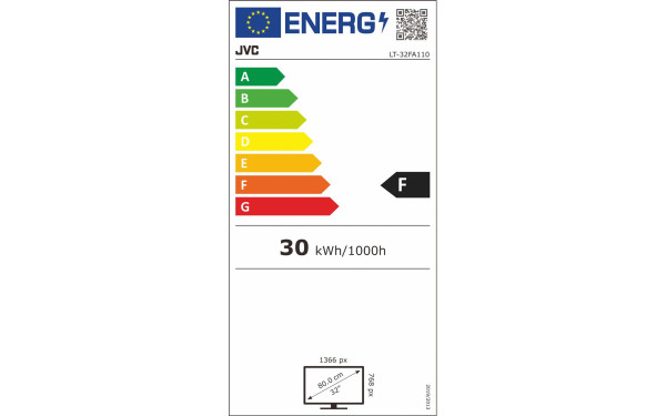 JVC LT-32FA110 - &Eacute;tiquette &eacute;nergie v2