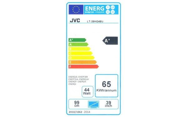JVC LT-39HG48U - &Eacute;tiquette &eacute;nergie