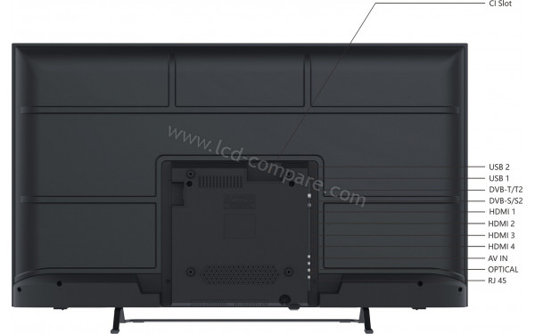 JVC LT-43FA120 - Vue de l'arri&egrave;re