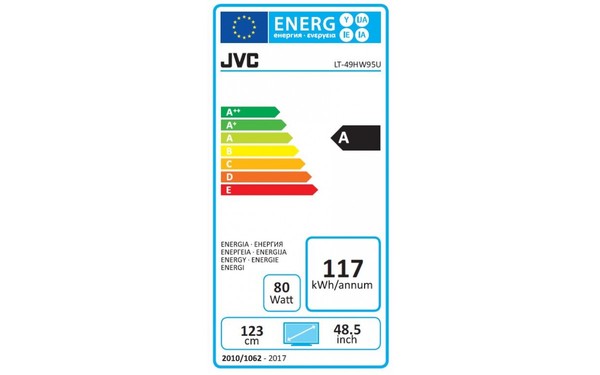 JVC LT-49HW95U - &Eacute;tiquette &eacute;nergie