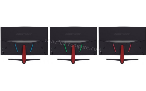 KEEP OUT XGM27C+RGB - Syst&egrave;me RGB Flow &agrave; l'arri&egrave;re