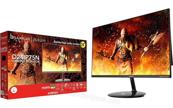 KONIX Drakkar Olrun - Vues 3/4 droite et packaging