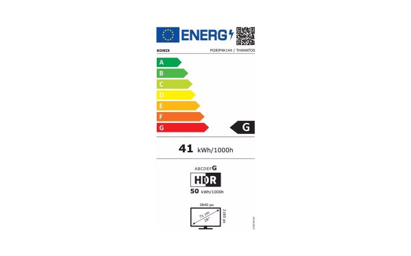 KONIX Mythics Thanatos - &Eacute;tiquette &eacute;nergie v2