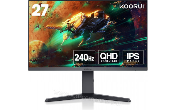 KOORUI 27E3QK - Vue de face