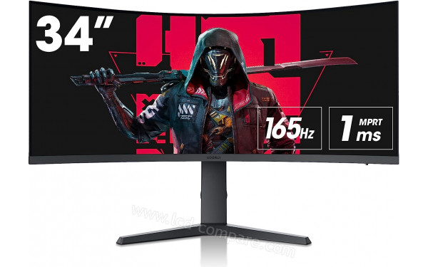 KOORUI 34E6UC - Vue de face