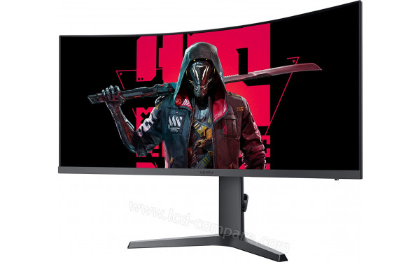 KOORUI 34E6UC - Vue 3/4 droite