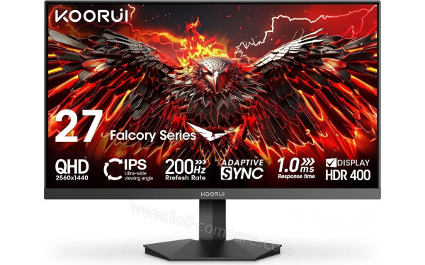 KOORUI G2721P - Vue de face