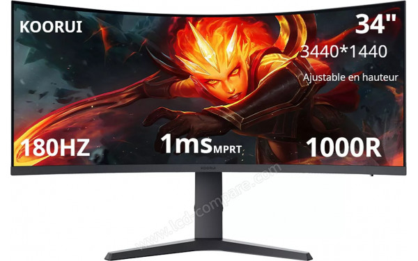 KOORUI G3441VC - Vue de face