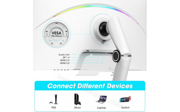 KOORUI GN10 - Vue de l'arri&egrave;re