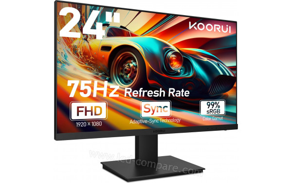 KOORUI P01 - Vue 3/4 gauche