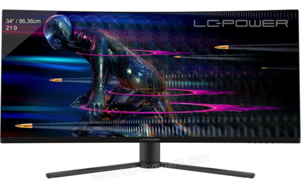 LC-POWER LC-M34-UWQHD-165-C - Vue de face