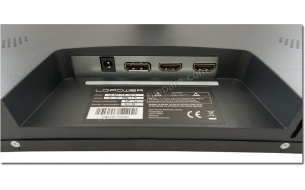 LC-POWER LC-M24-FHD-144-C - Connectiques