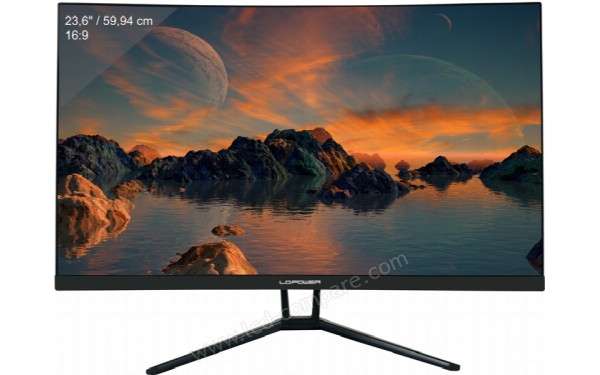 LC-POWER LC-M24-FHD-144-C - Vue de face