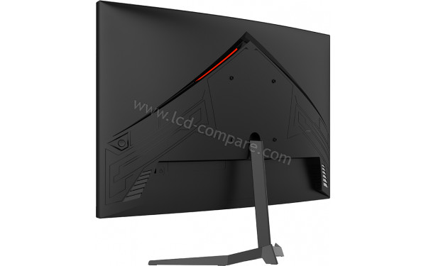 LC-POWER LC-M24-FHD-165-C-V2 - Vue 3/4 arri&egrave;re