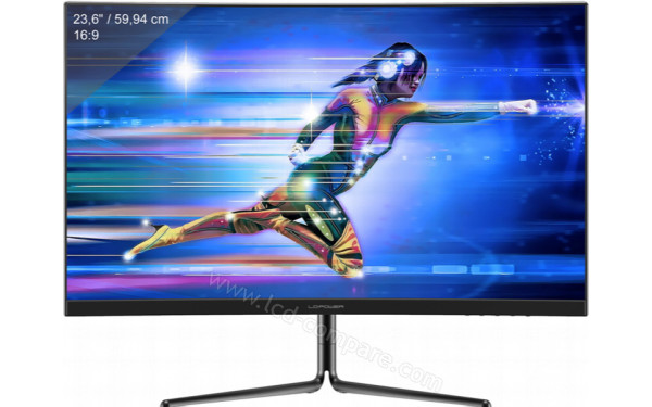 LC-POWER LC-M24-FHD-165-C - Vue de face